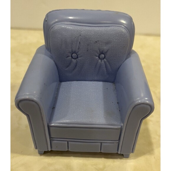 Vtg FISHER PRICE LOVING FAMILY DOLLHOUSE FURNITURE 2004 2006 6 Pcs VGUC Sink Bed - Picture 13 of 15